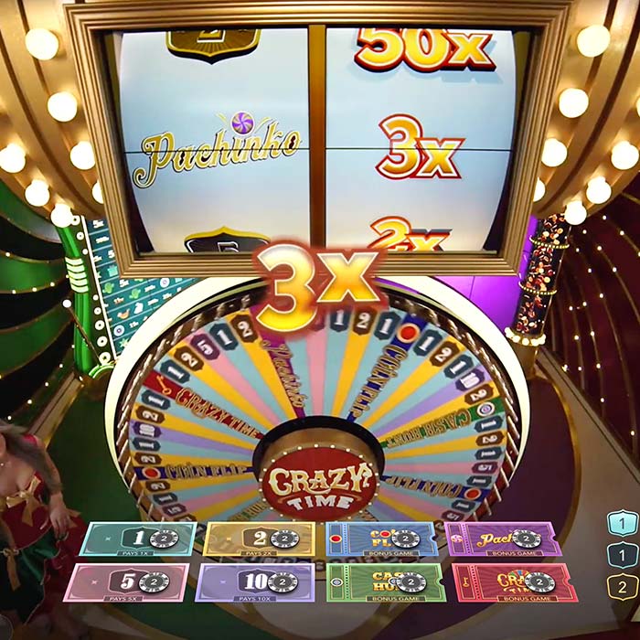 Crazy Time di Evolution Video Gaming